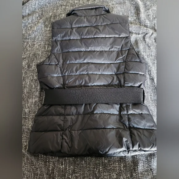 Moncler women down puffer vest women S black with logo - Picture 5 of 8